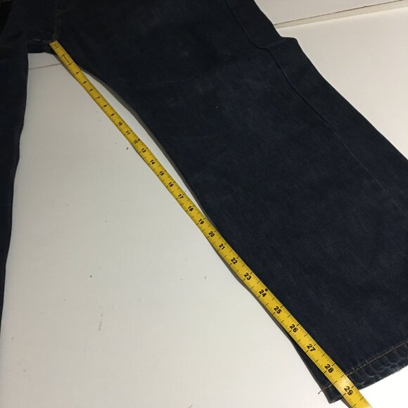 Levi's 505 Jeans Size 40x30 Mens Regular Fit Dark Wash - Picture 7 of 9